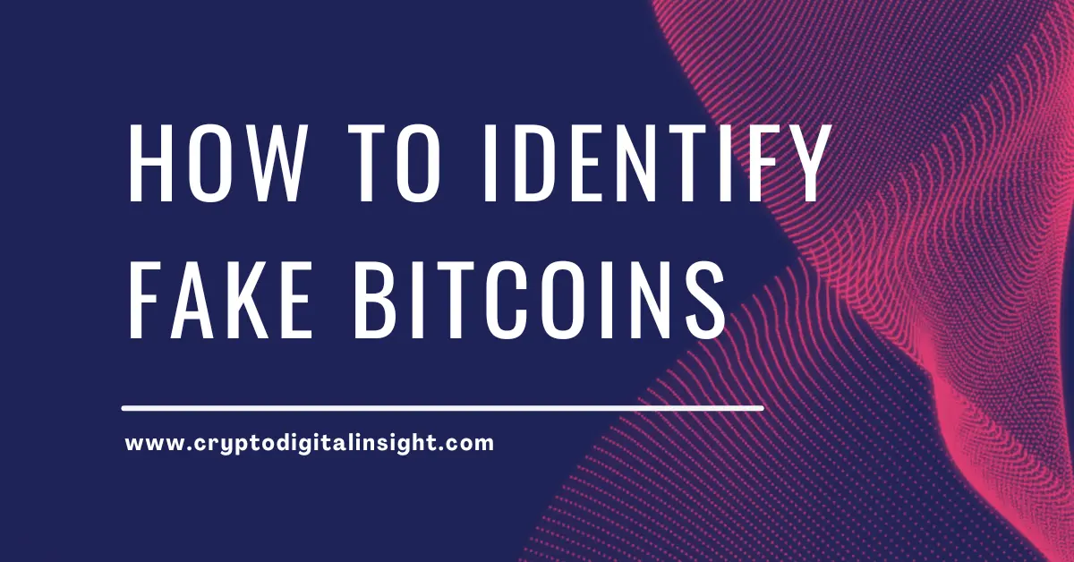 Featured image How to identify Fake bitcoins